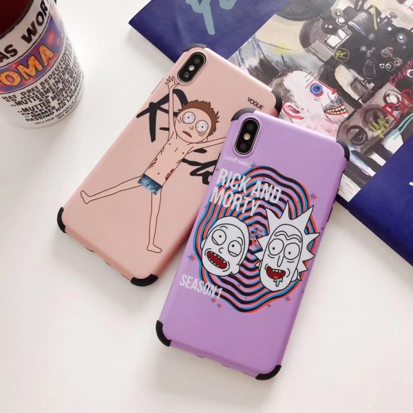 Cute Rick And Morty American Cartoon Case