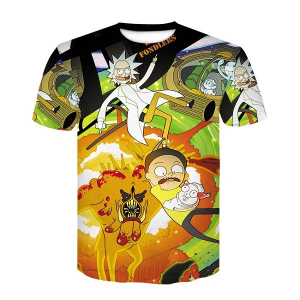 Rick And Morty Rescue 3D T-shirt