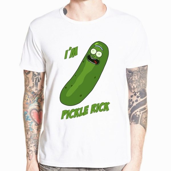 Pickle Rick Funny Anime T-shirt