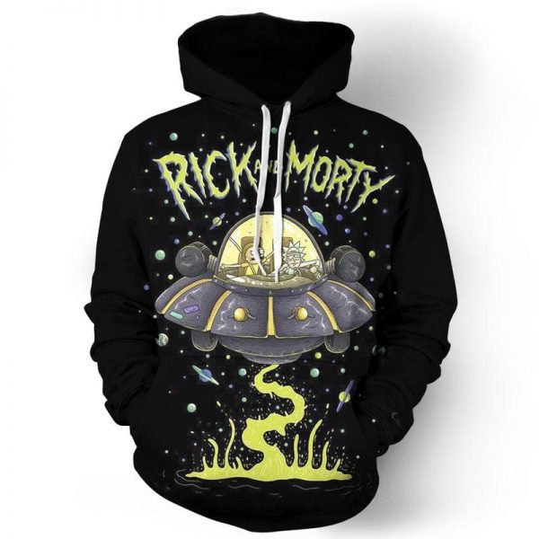 Rick And Morty UFO Funny Sweater