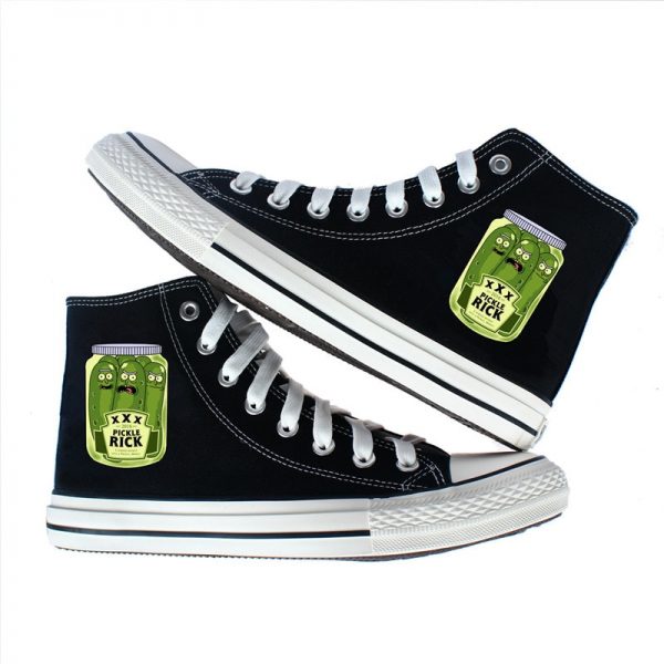 New Pickle Rick Converse Shoes