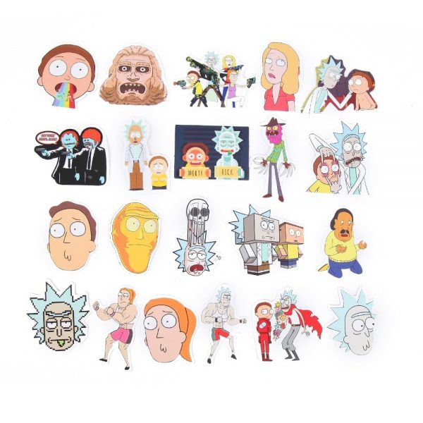 35Pcs/lot Rick and Morty Funny Sticker [ Pack of 3 ]