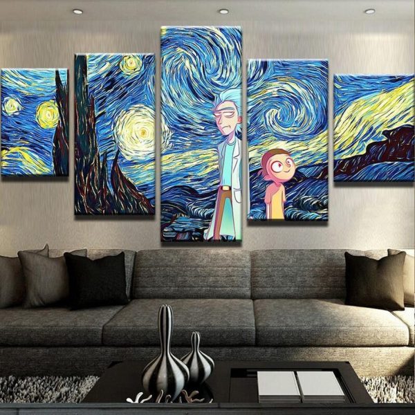 Canvas Paintings Rick And Morty Wallpapers