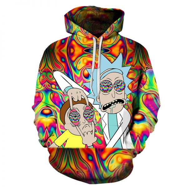 Hypnosis Rick And Morty Hoodie