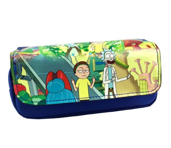 Rick And Morty Cartoon Pencil Case