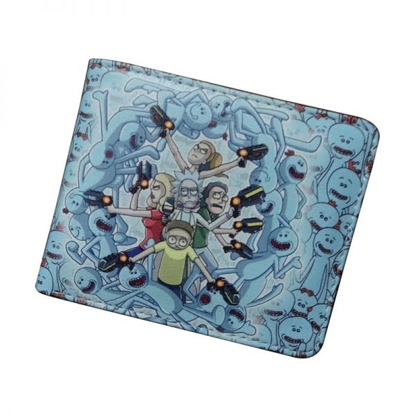 Rick And Morty 's Family Blue Short Wallet