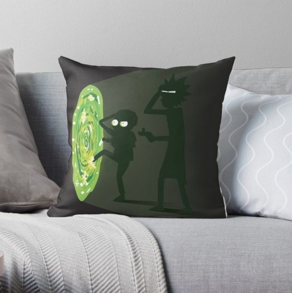 Rick and Morty Portal Travel Pillow Covers
